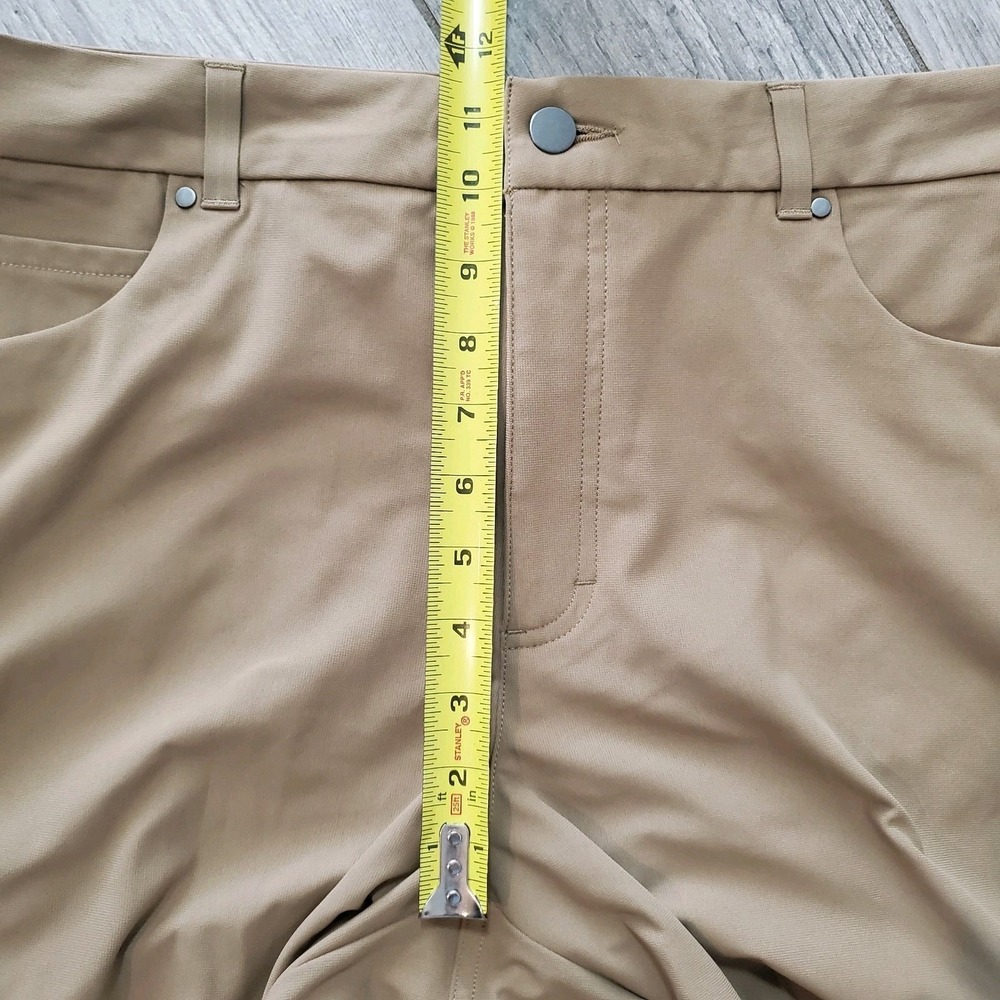 NWT VRST Pants Limitless 5-Pocket Golf Slim Fit Mens 36x34 Tan Tech Wicking - Picture 6 of 9
